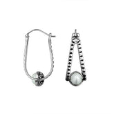AE-1158-PE Sterling Silver Earring With Pearl Jewelry Bali Designs Inc